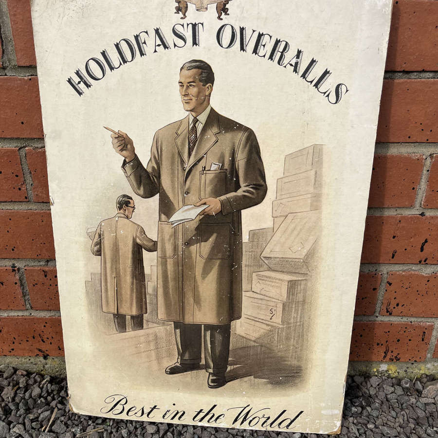 Holdfast Overalls Card Advert