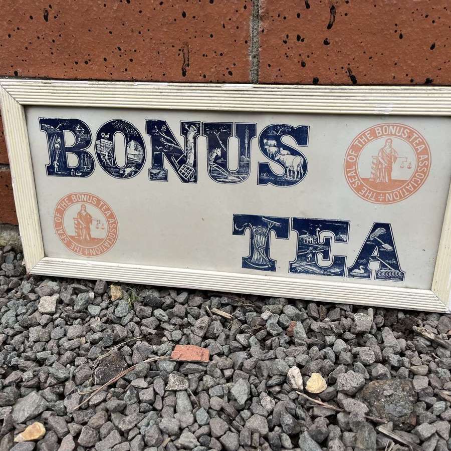 Bonus Tea Framed Advert