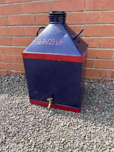B.P 5 Gallon Petrol Drum