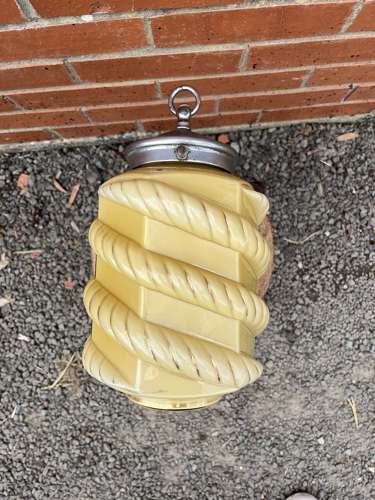 Rope Decoration Glass Lampshade