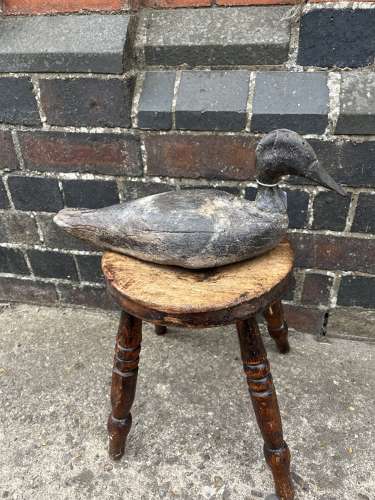 Wooden Decoy Duck