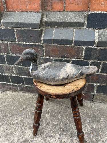 Wooden Decoy Duck
