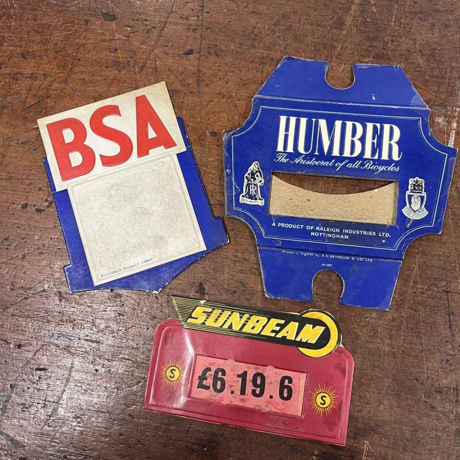 Bicycle Advertising Cards