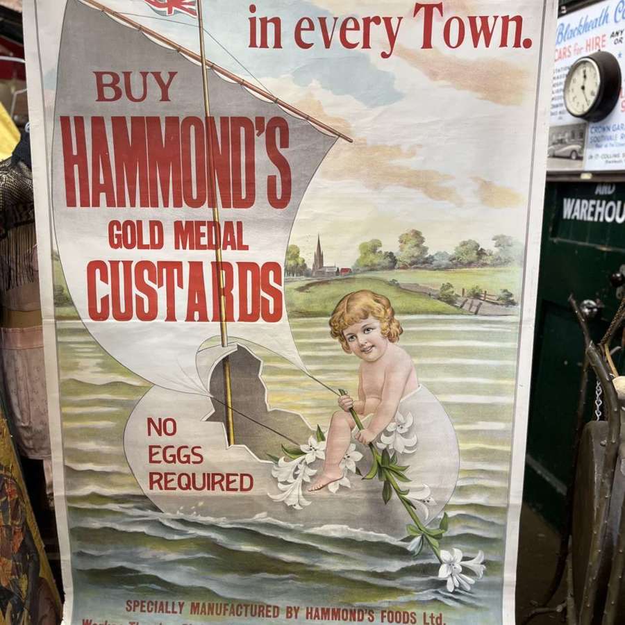 Hammonds Gold Medal Custards Poster