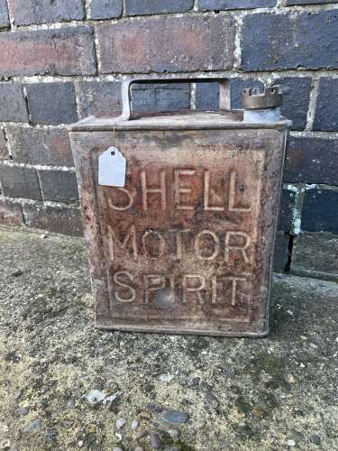 Shell Motor Spirit Tin