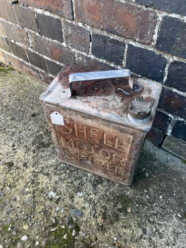 Shell Motor Spirit Tin