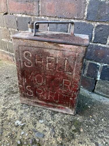 Shell Motor Spirit Tin