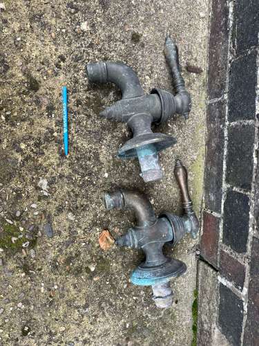Pair Of Large Taps