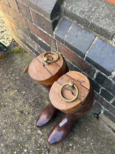 Brown Leather Riding Boots