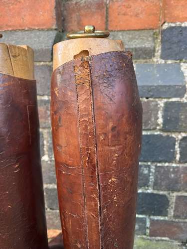 Brown Leather Riding Boots
