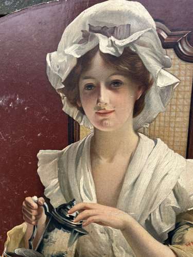Milkmaid Cocoa Card Advert