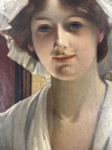 Milkmaid Cocoa Card Advert