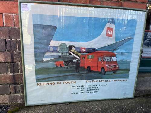 BEA/Royal Mail Framed Poster