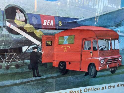 BEA/Royal Mail Framed Poster