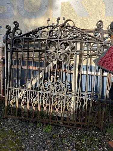 Pair of Wrought Iron Drive Gates