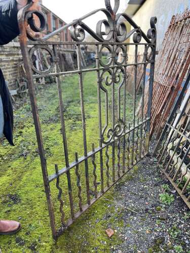 Pair of Wrought Iron Drive Gates
