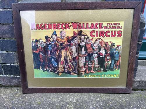 Framed Circus Poster