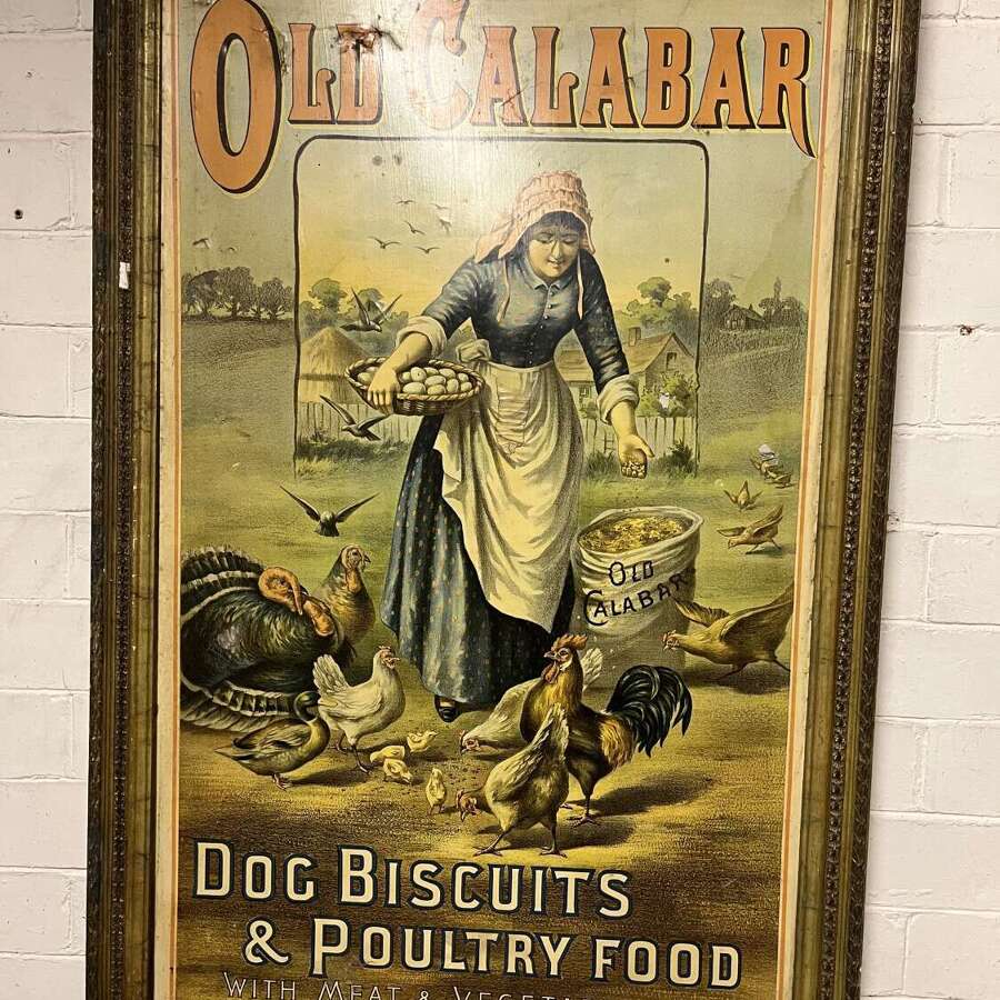 Old Calabar Framed Card Advertisement