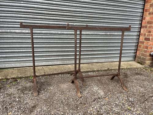 Pair of Iron Trestles