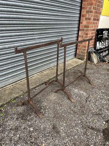 Pair of Iron Trestles