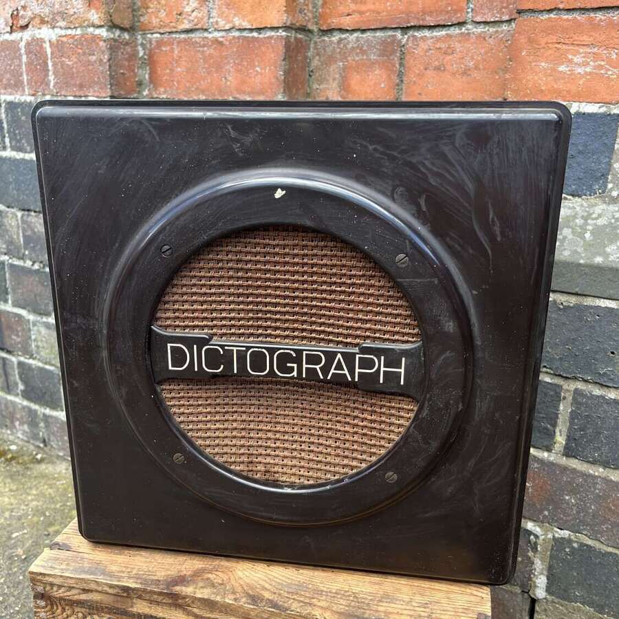 Dictograph Bakelite Speaker