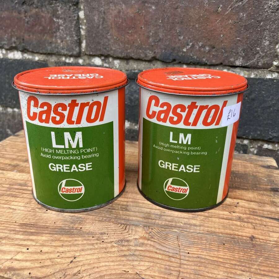 Castrol Grease Tins