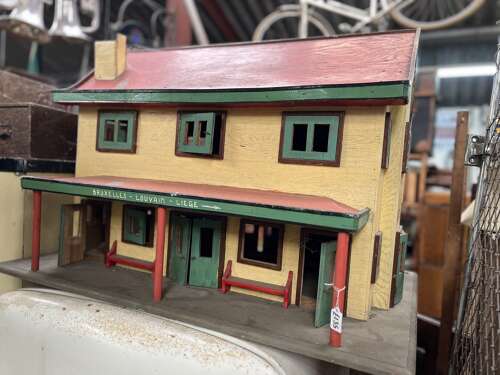 Scratch Built Belgian Railway Station