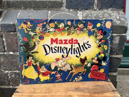 Mazda Disneylights Card Advert
