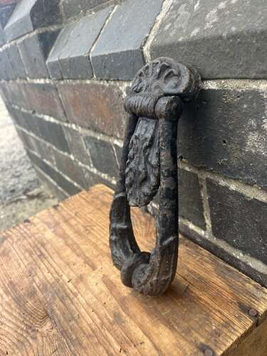 Early Cast Iron Large Door Knocker