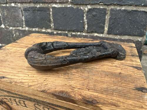 Early Cast Iron Large Door Knocker