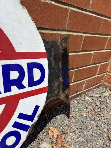 Standard Motor Oil Enamel Sign