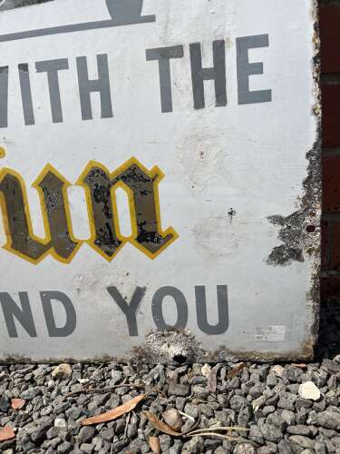 Sun Insurance Enamel Sign