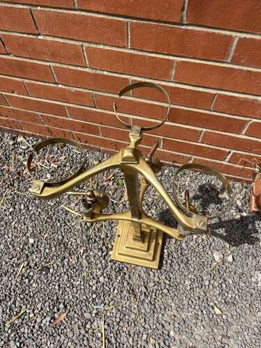 Brass Bar Optics Stand