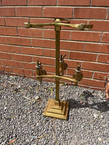 Brass Bar Optics Stand