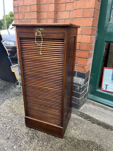 Tambour Front Filing Cabinet