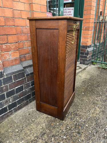Tambour Front Filing Cabinet
