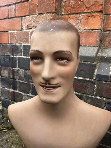 Pair of shop mannequin busts
