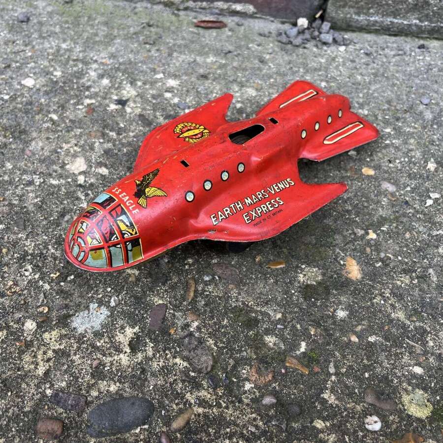 Dan Dare Tinplate Spaceship