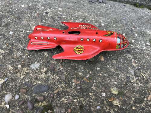 Dan Dare Tinplate Spaceship