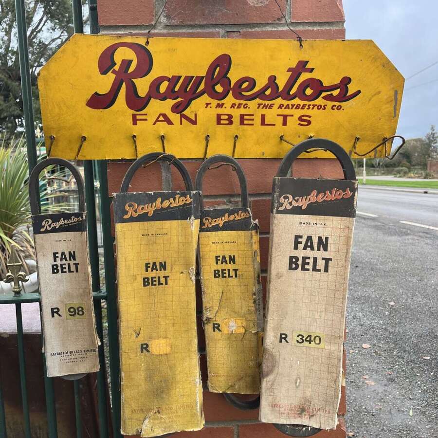 Raybestos fan belt display