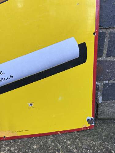 Wills Gold Flake Cigarettes Enamel Sign