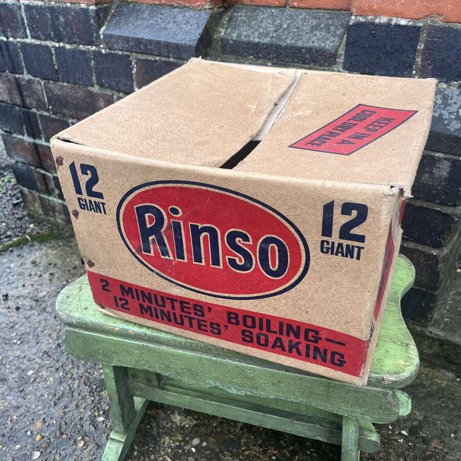 Rinso Cardboard Box