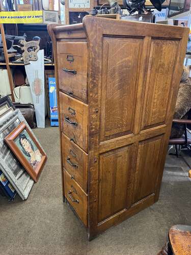 Oak Filing Cabinet