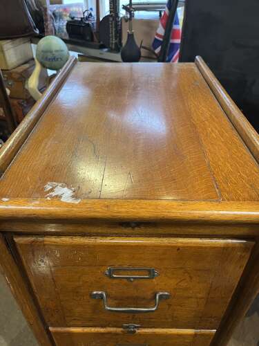 Oak Filing Cabinet