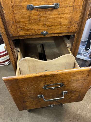 Oak Filing Cabinet