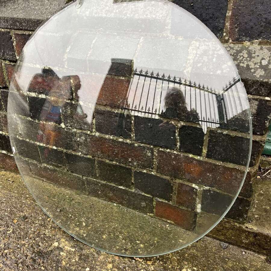 Circular Domed Plate Glass
