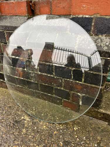 Circular Domed Plate Glass