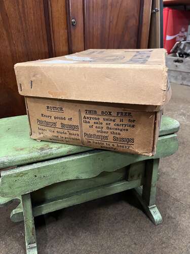 Palethorpes Advertising Box