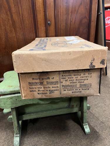 Palethorpes Advertising Box