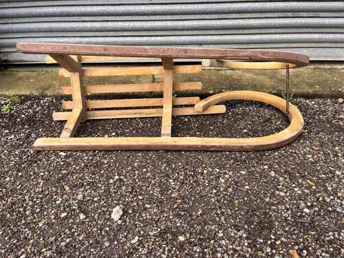 Wooden sledge